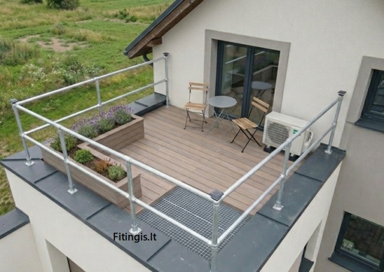 Tvorelė namo terasai