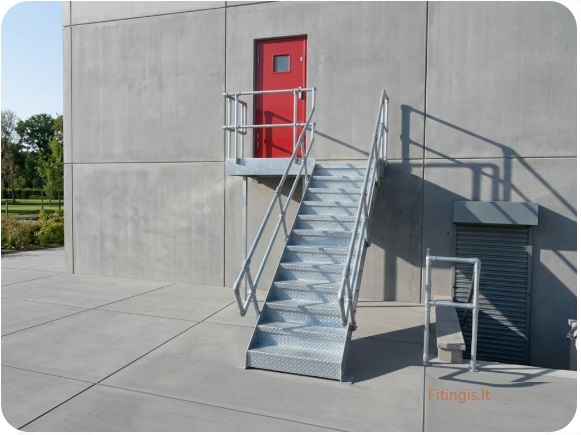 Pramoniniai surenkami turėklai