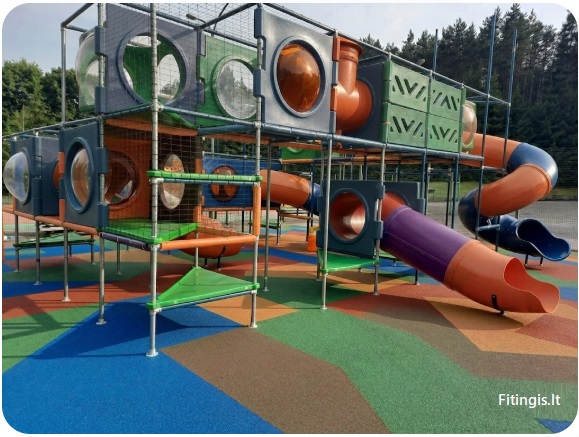 Surenkama vaikų žaidimų aikštelė