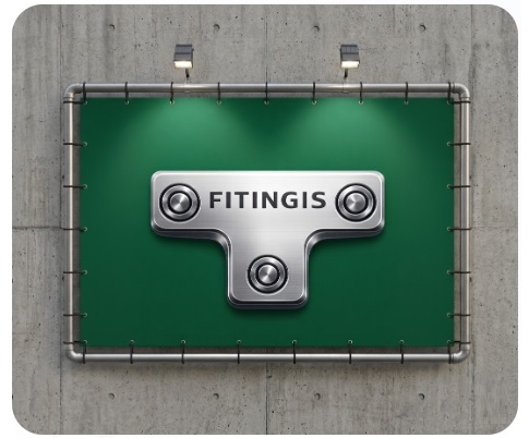 Reklamos rėmas pakabinamas 2x1m