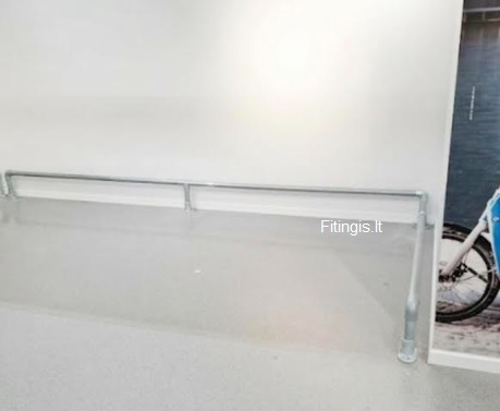 Cinkuotas surenkamas sienų apsauginis barjeras 4m