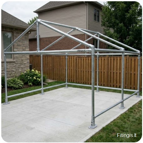 Stoginė automobiliui 6x4m