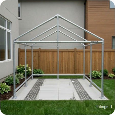 Stoginė automobiliui 4x3m