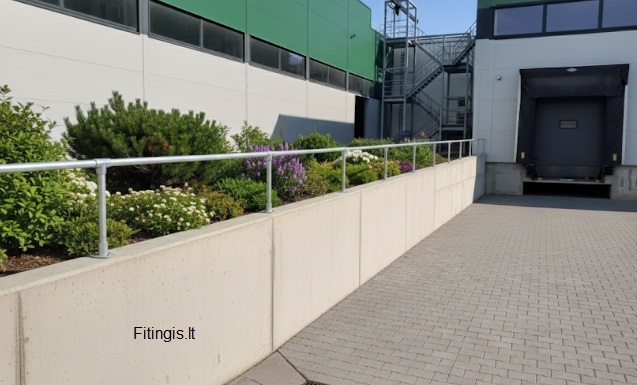 Vieno vamzdžio apsauginė tvorelė 42,4mm