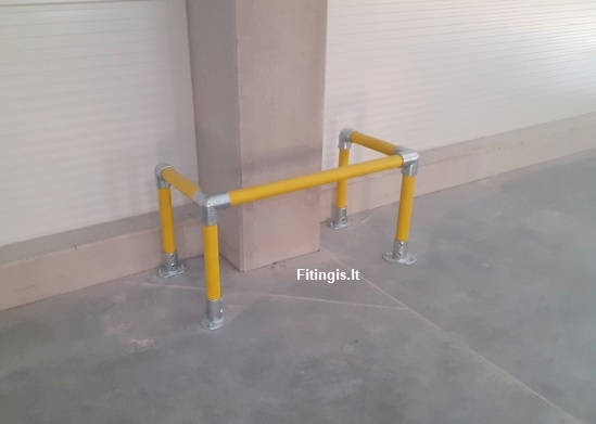 42,4mm vamzdžių trijų pusių kolonos apsauga